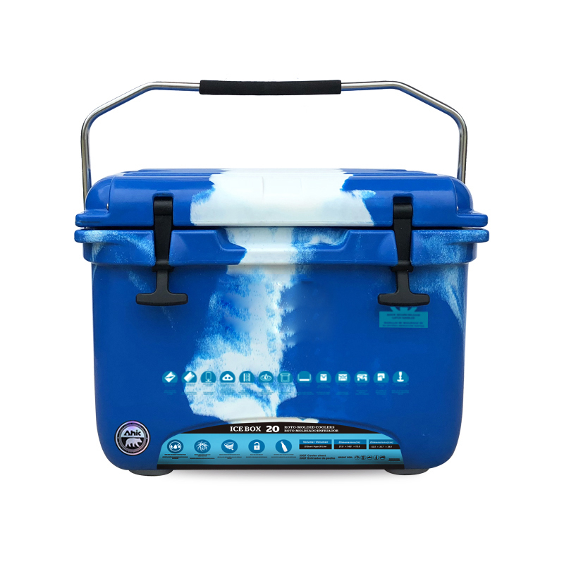 22 Quart Multi-color blue white