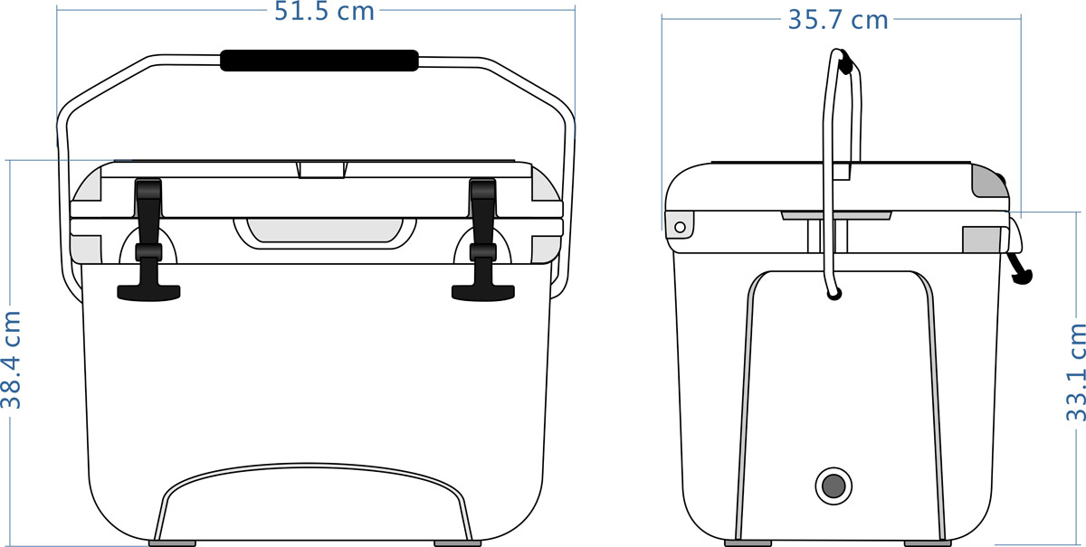 22 Quart Multi-color blue white(图2)