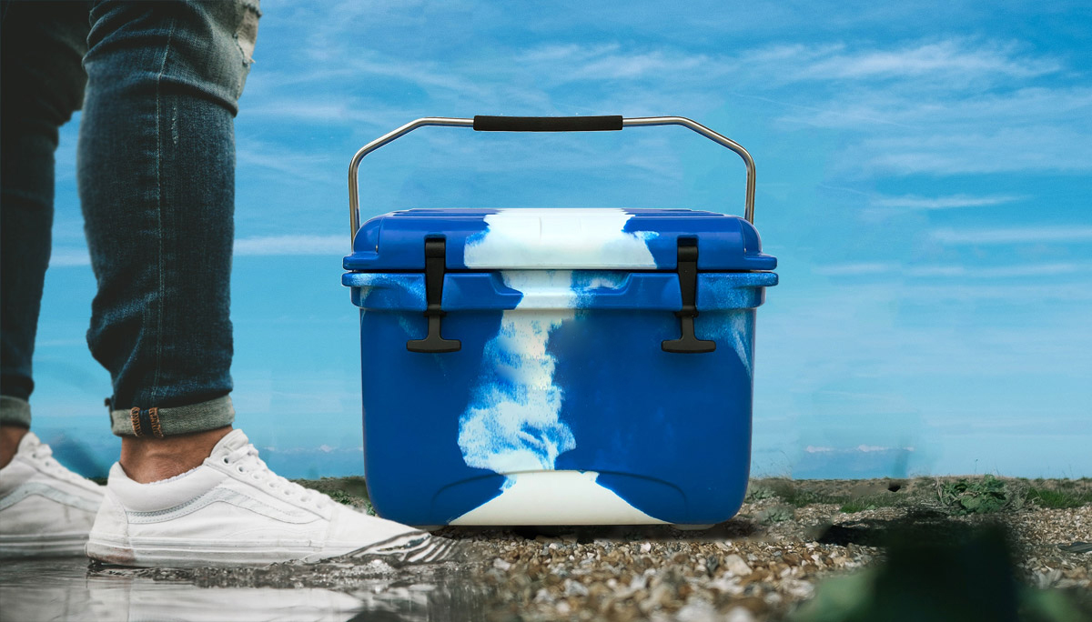 22 Quart Multi-color blue white(图1)